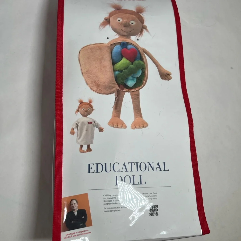 Rosi the little patient fabric doll